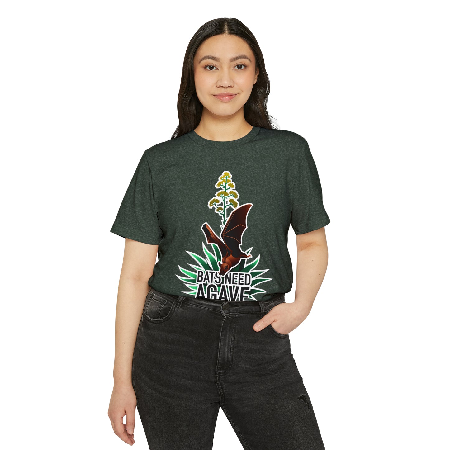 Bats Need Agave - Camiseta unisex orgánica reciclada