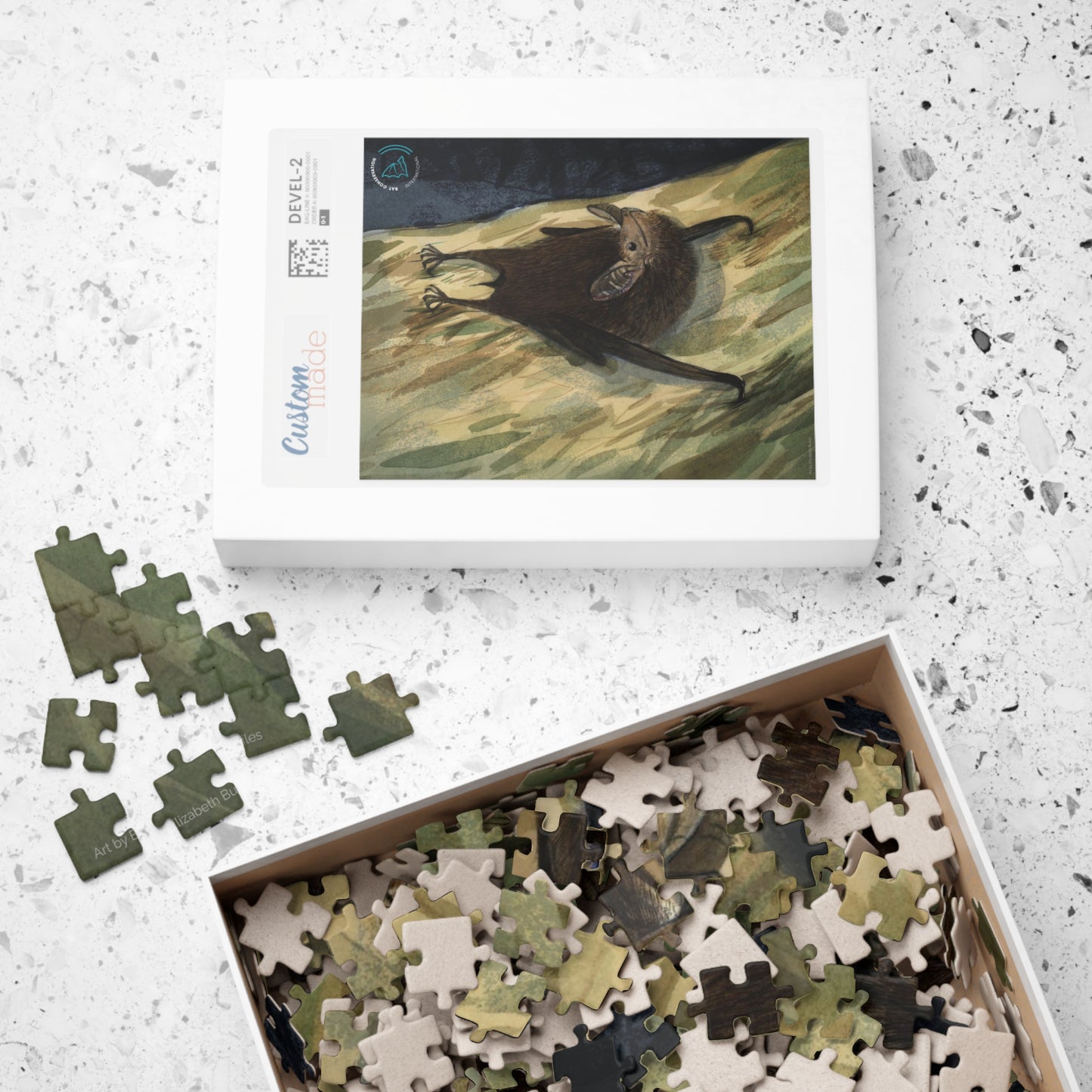 Save their Forest Puzzle - Roosting Bat (252, 500, 1014-piece)