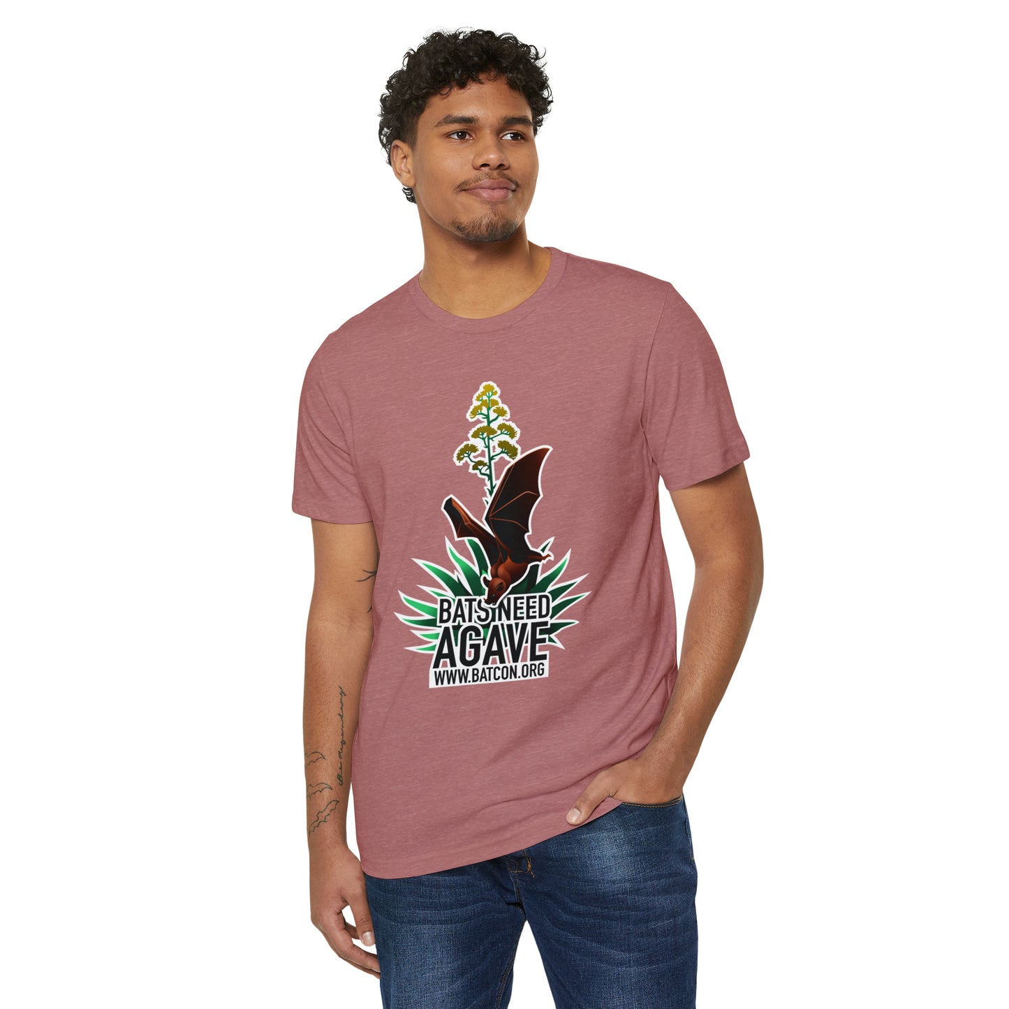 Bats Need Agave - Camiseta unisex orgánica reciclada