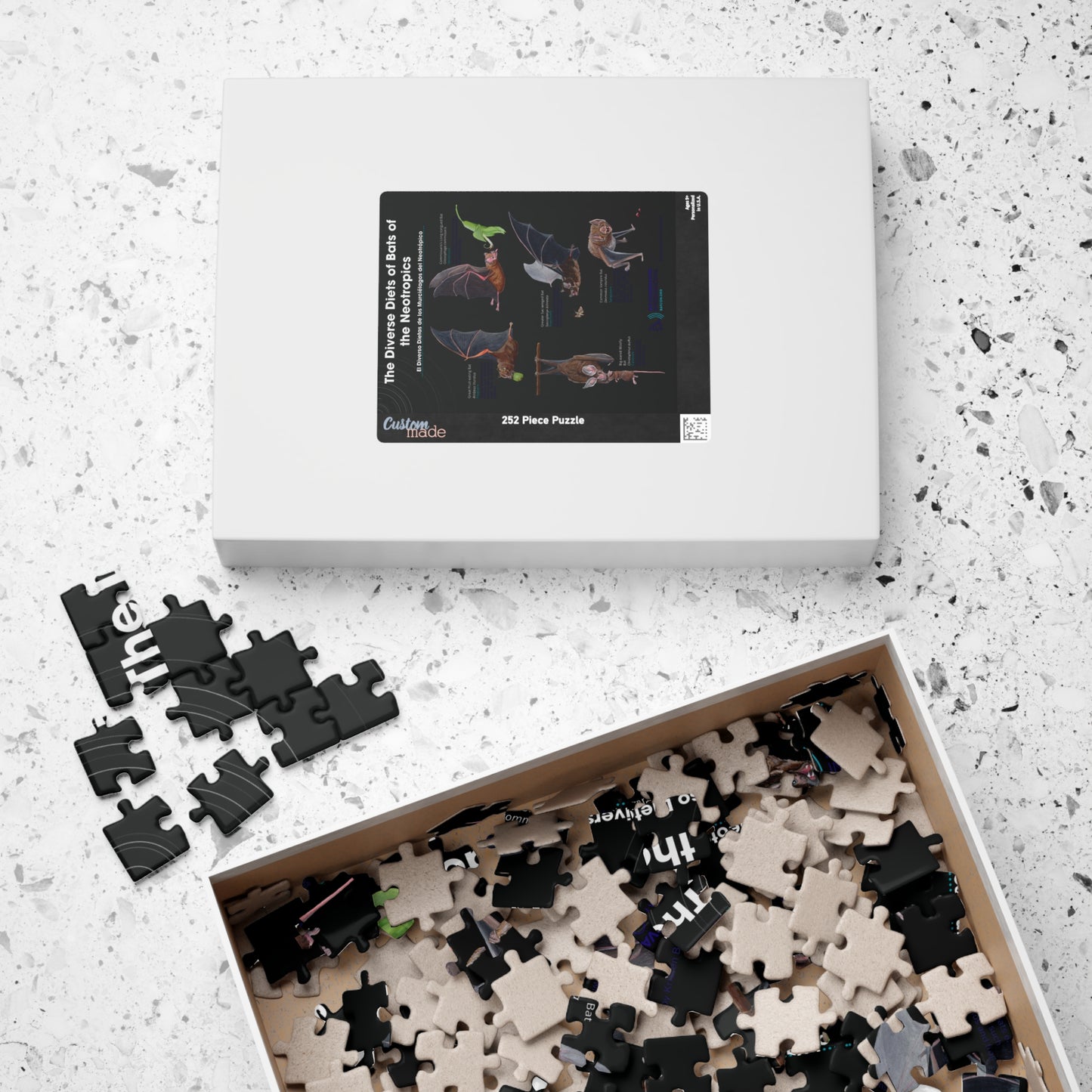 Diverse Diets of Neotropical Bats Puzzle (110, 252, 500, 1014-piece)