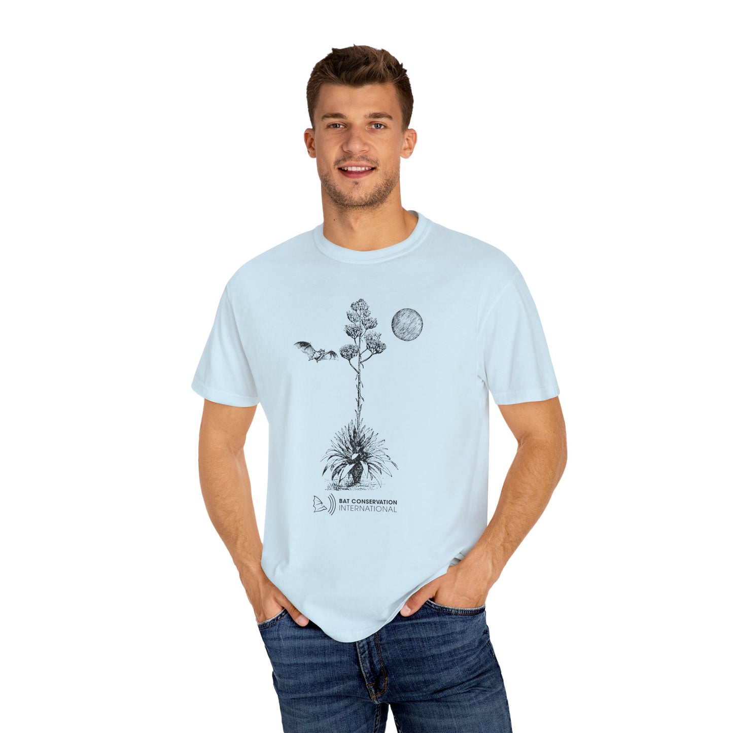Bat & Agave Sketch - Short Sleeve Tee