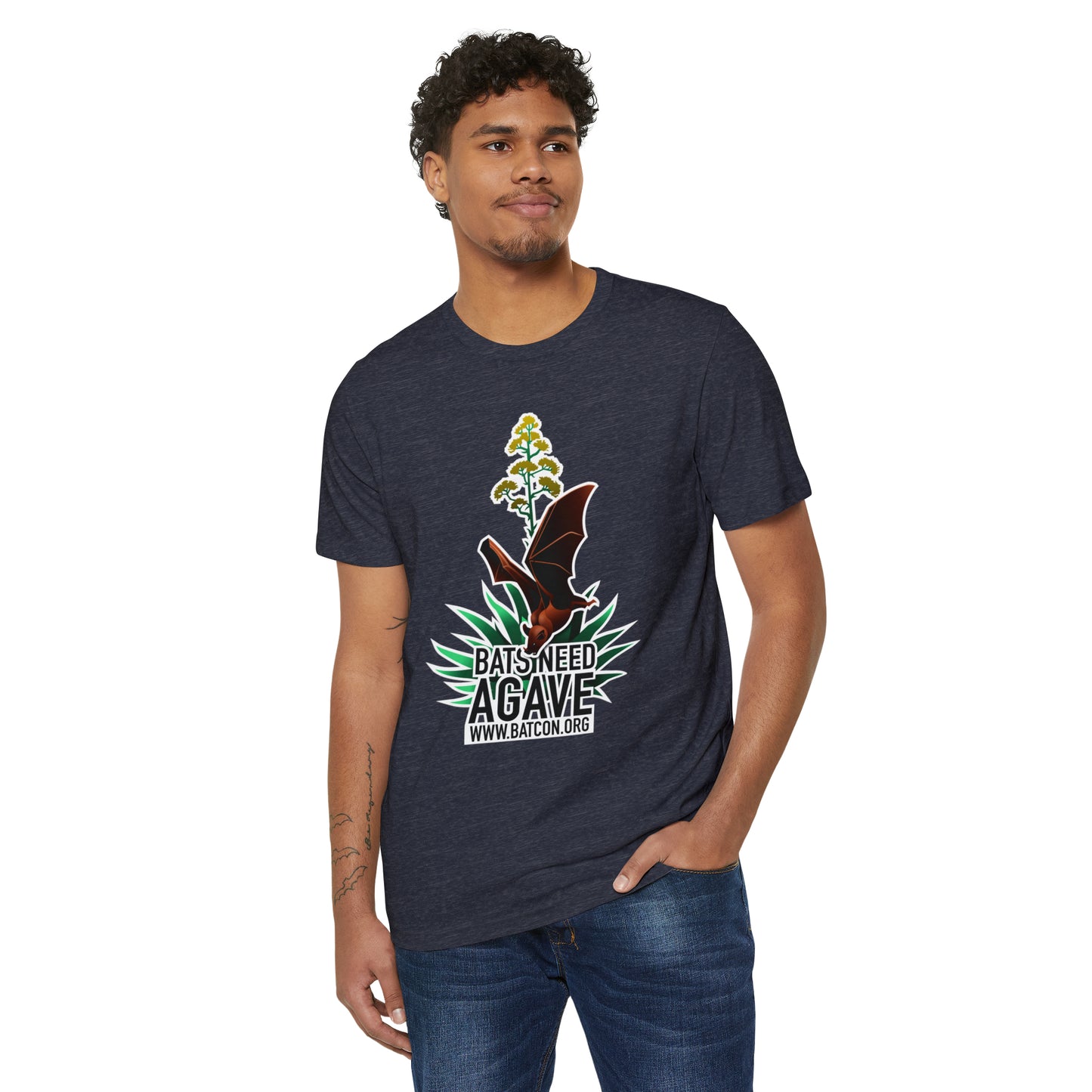 Bats Need Agave - Camiseta unisex orgánica reciclada
