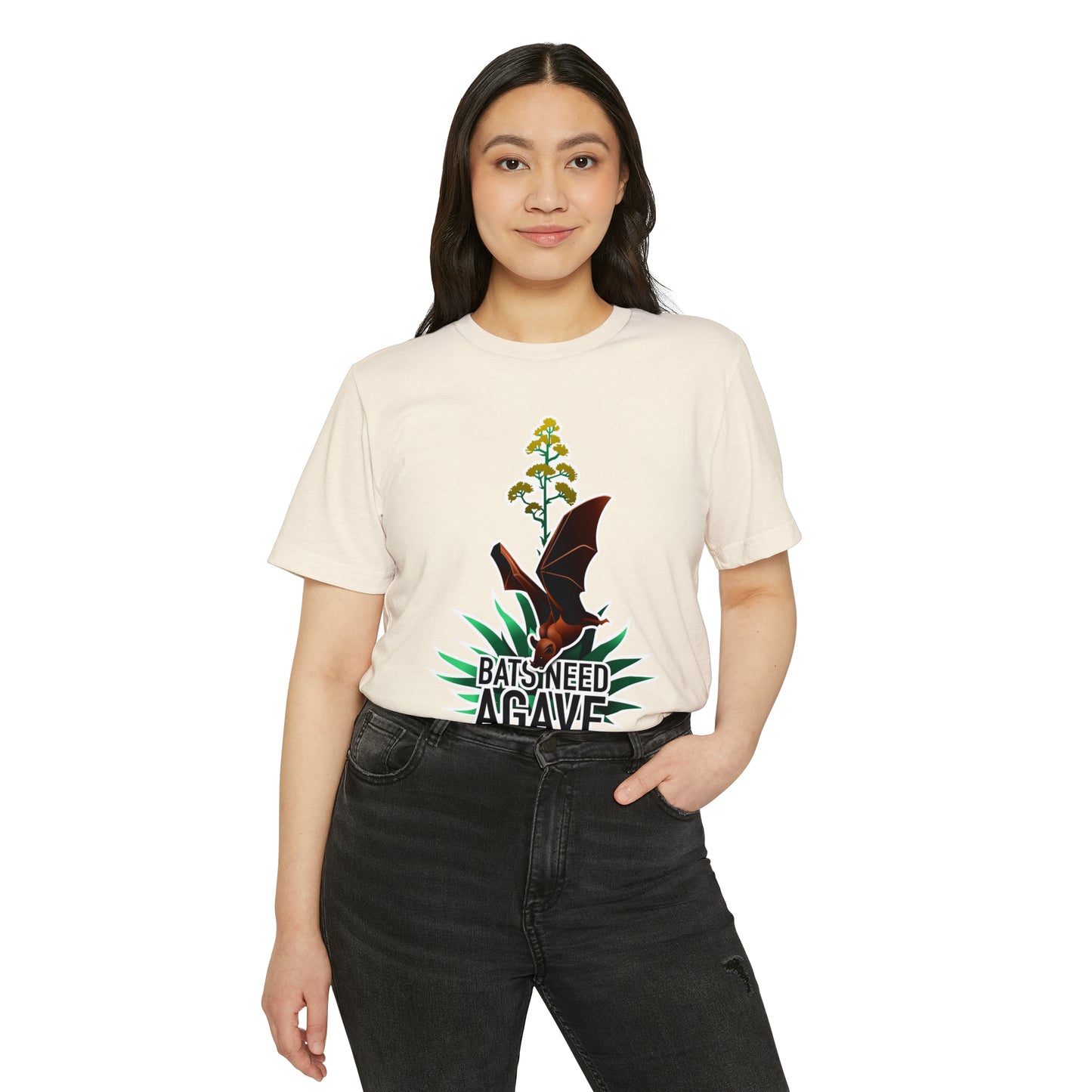 Bats Need Agave - Camiseta unisex orgánica reciclada