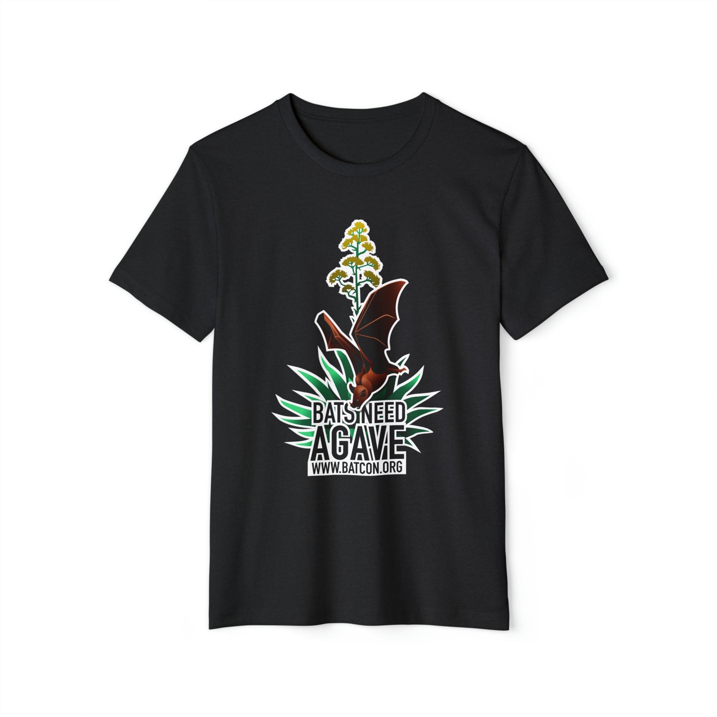 Bats Need Agave - Camiseta unisex orgánica reciclada
