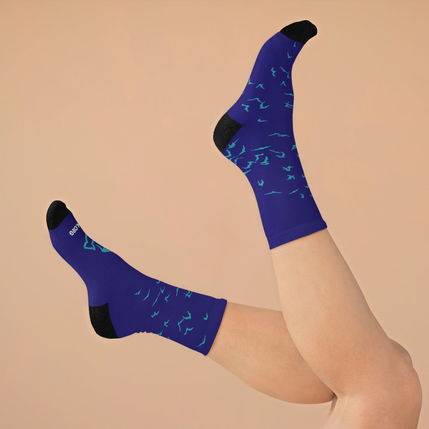 Bats in Flight Socks