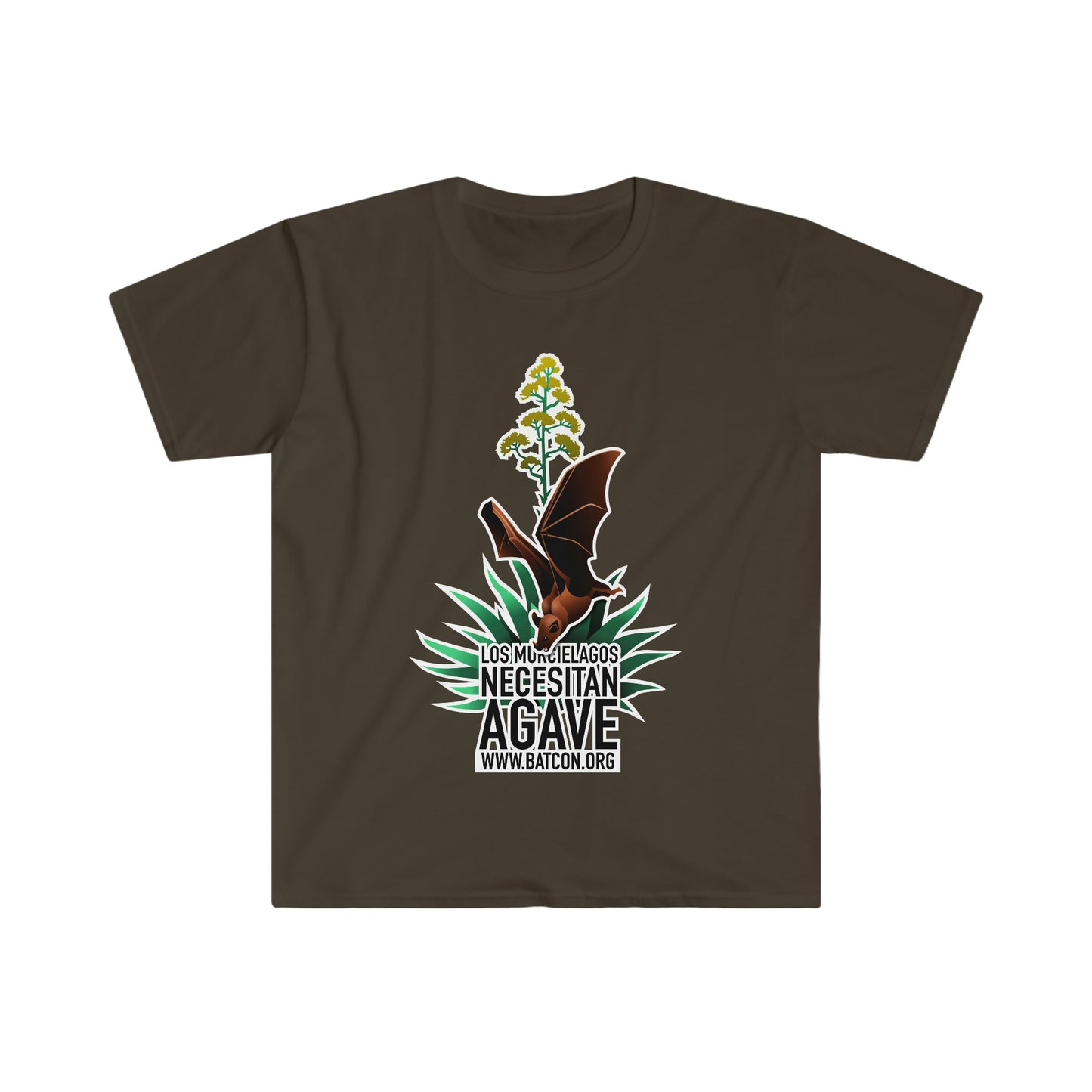 Murcielagos Necesitan Agave - Camiseta Softstyle Unisex