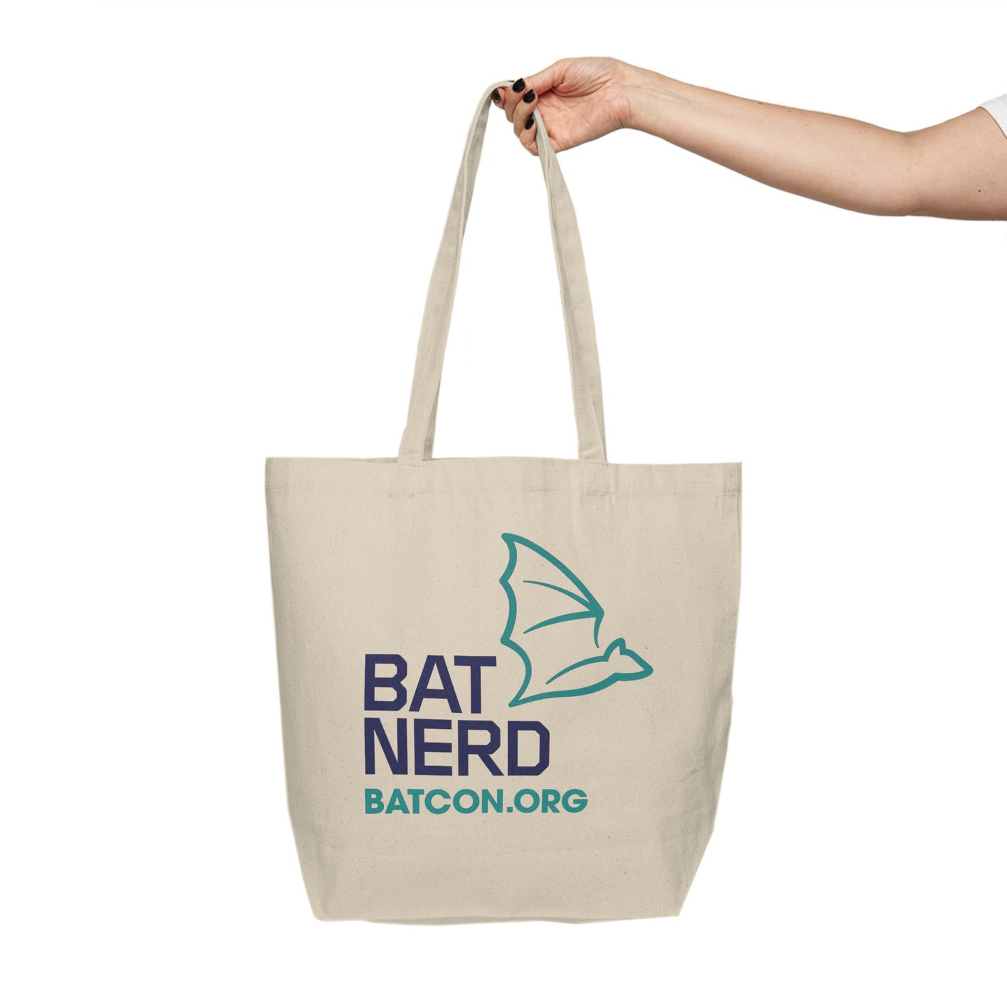 Bat Nerd - Bolso de compras de lona