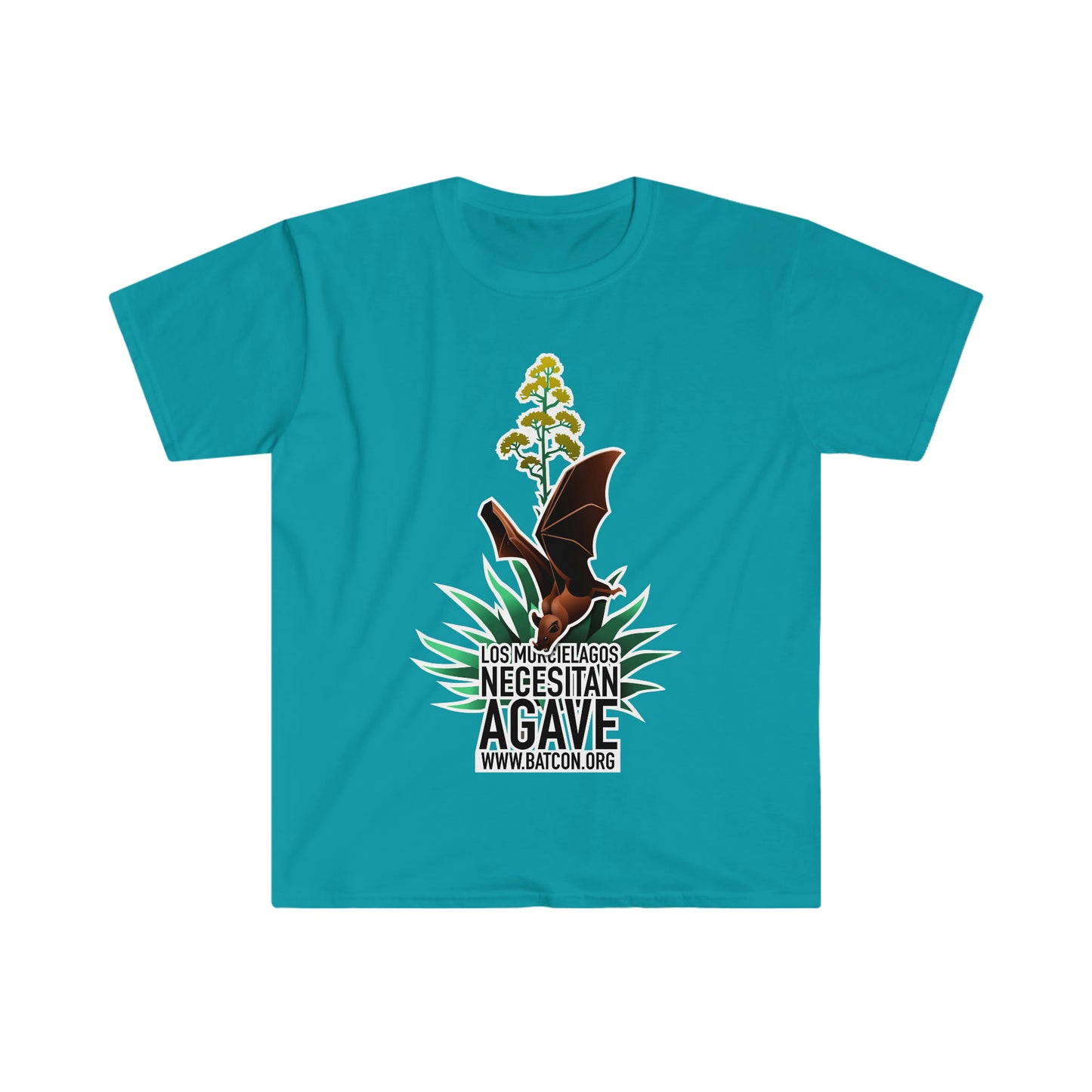 Murcielagos Necesitan Agave - Camiseta Softstyle Unisex