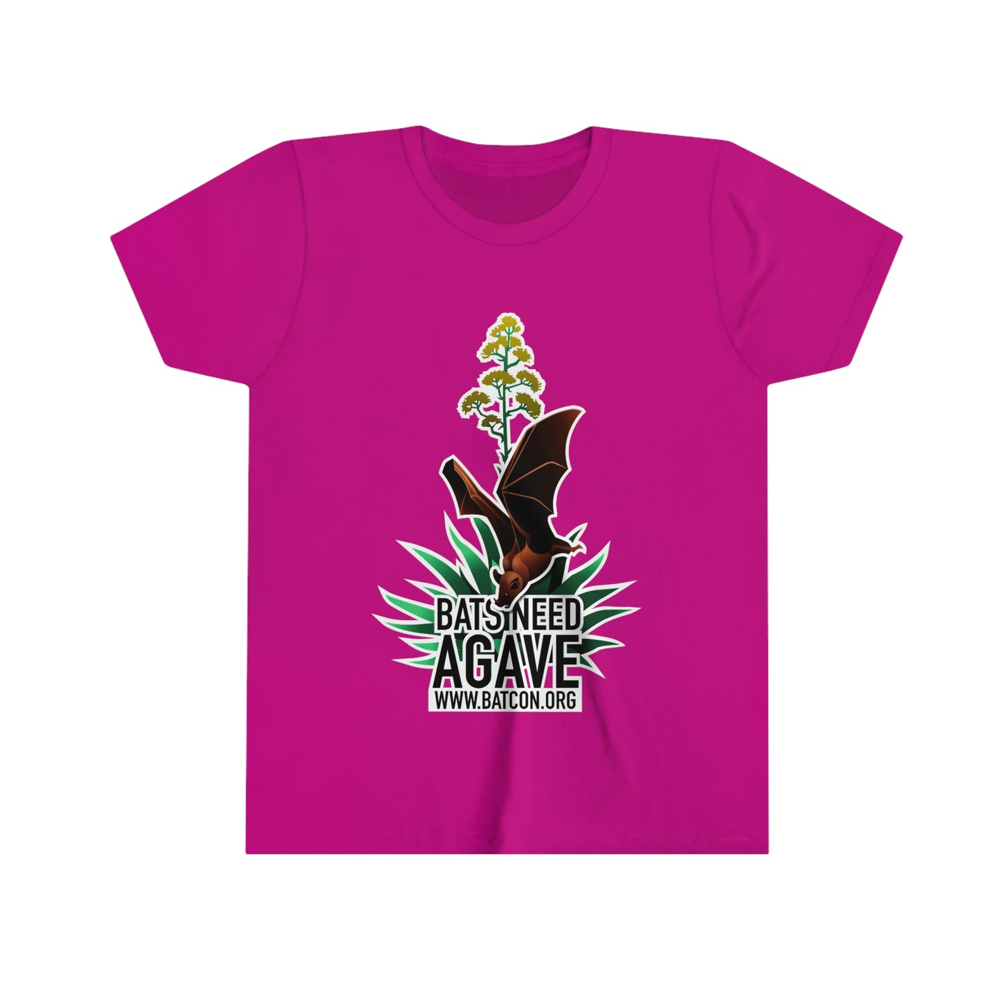 Bats Need Agave - Youth Short Sleeve Tee