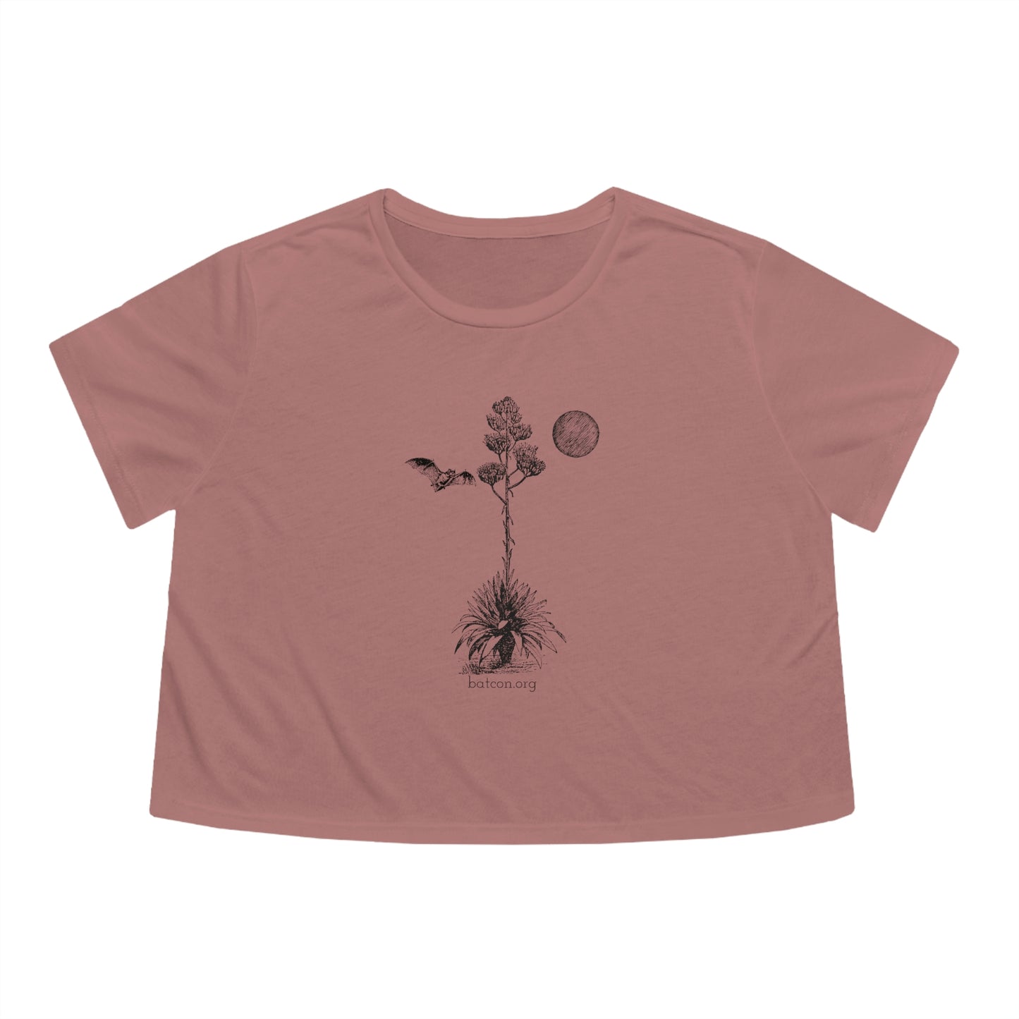 Bats & Agave Sketch - Camiseta corta para mujer
