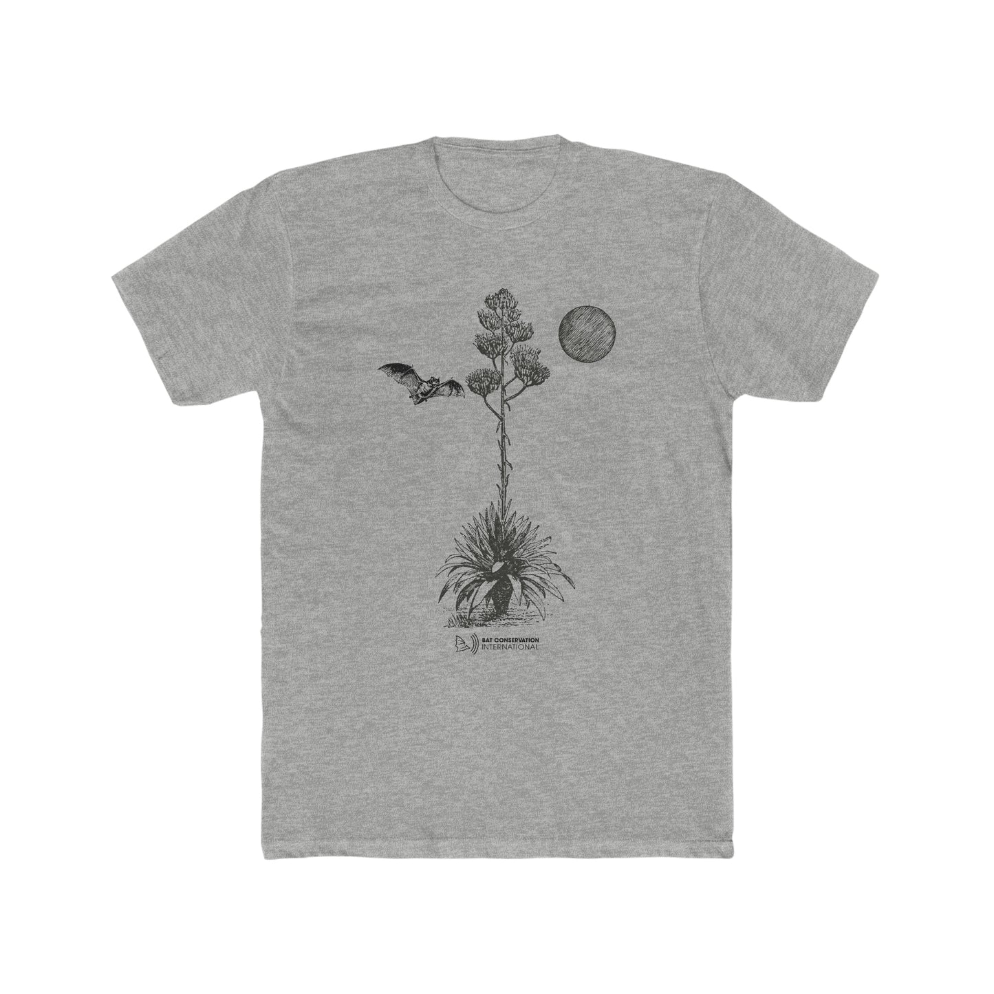 Bats & Agave Sketch - Camiseta de algodón para hombre