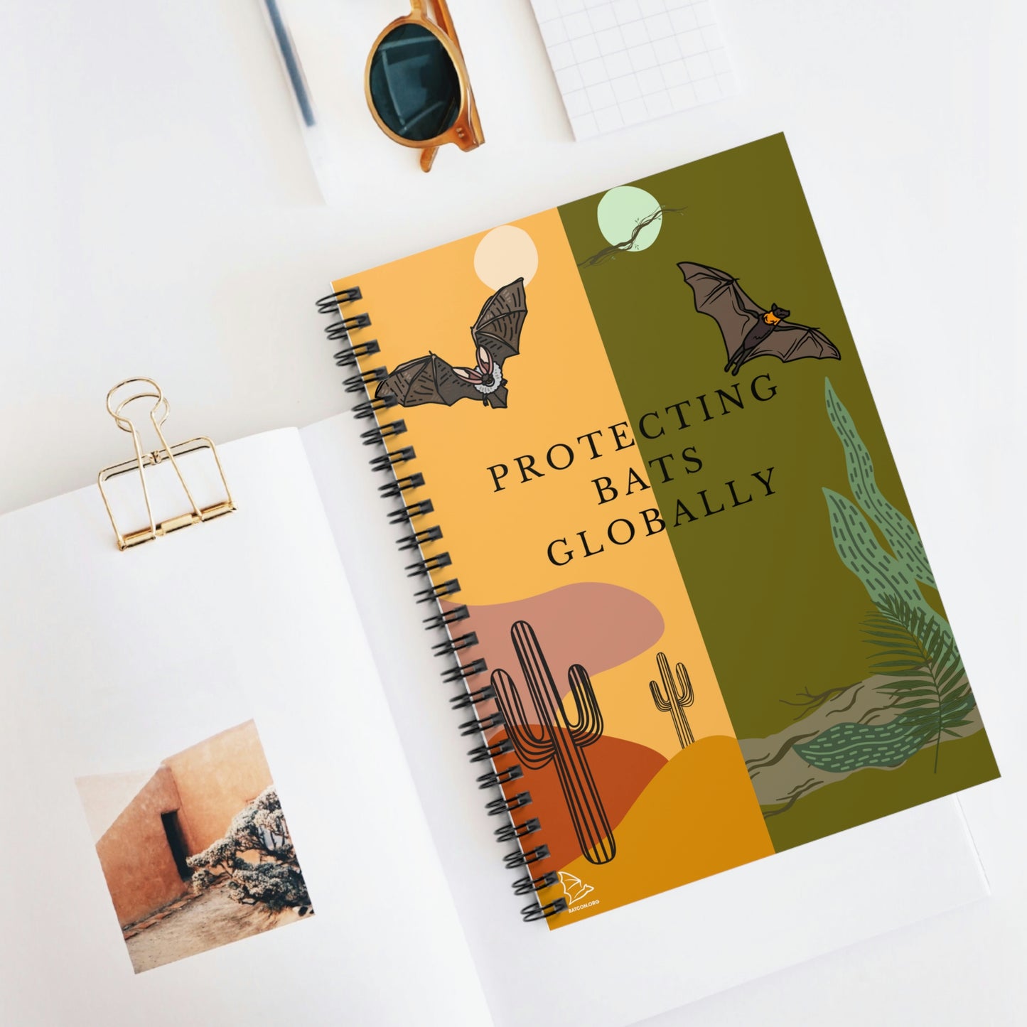 Protecting Bats Globally - Spiral Notebook