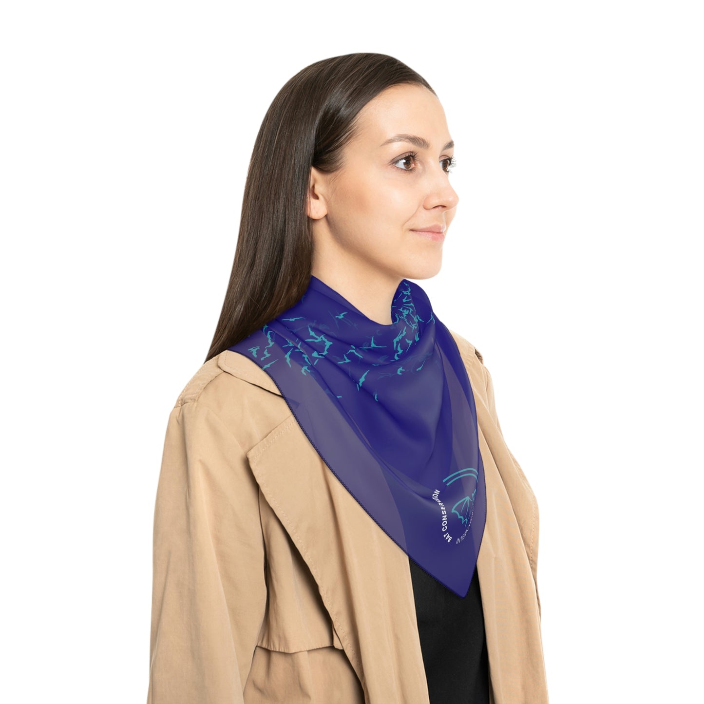 Bats in Flight - Poly Voile Scarf
