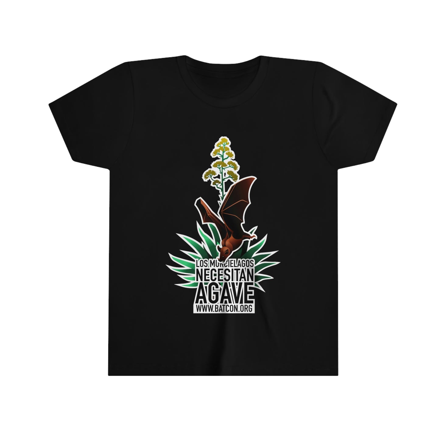 Murcielagos Necesitan Agave - Camiseta de manga corta juvenil
