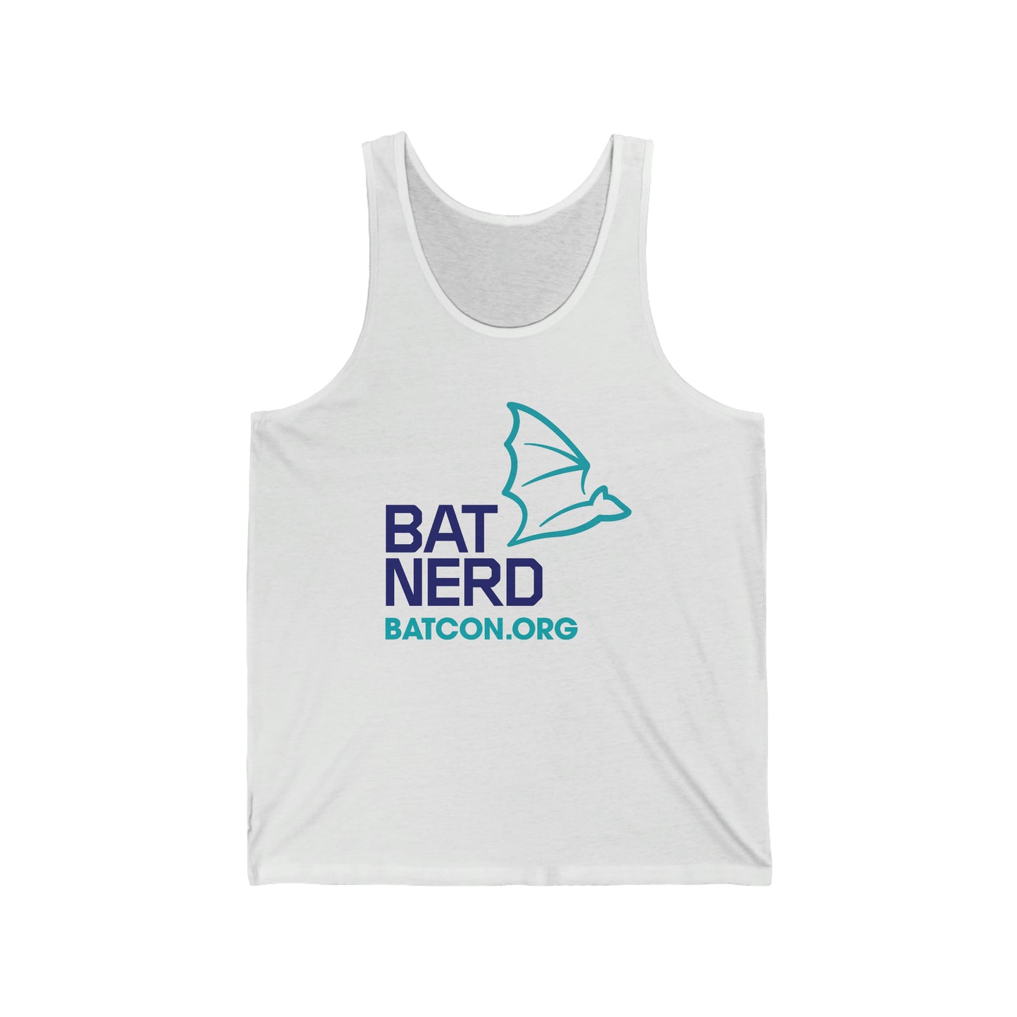 Bat Nerd - Camiseta sin mangas de Jersey Unisex