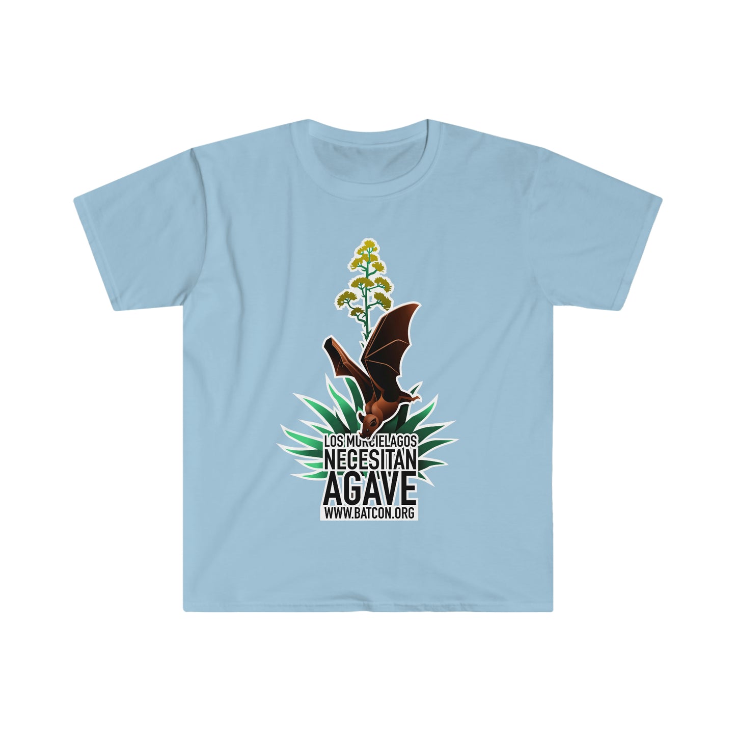 Murcielagos Necesitan Agave - Camiseta Softstyle Unisex