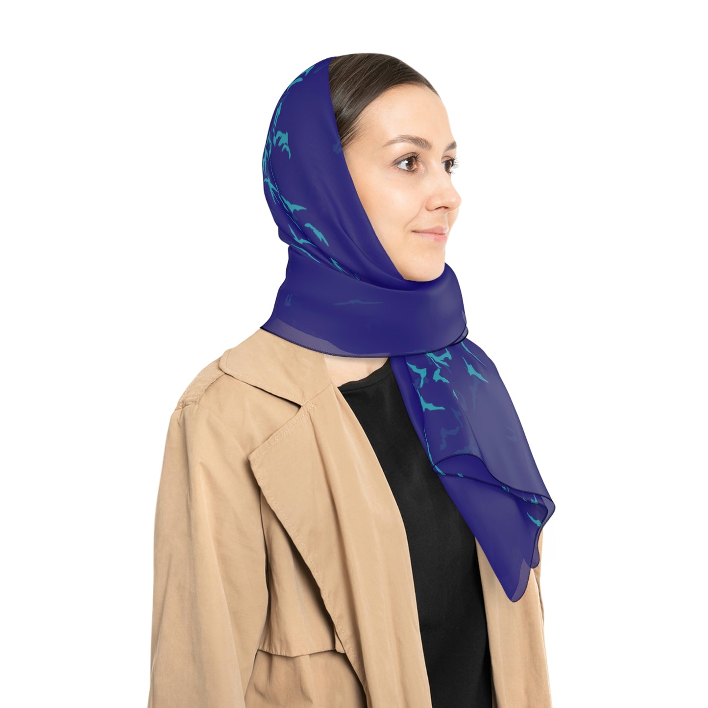 Bats in Flight - Poly Voile Scarf
