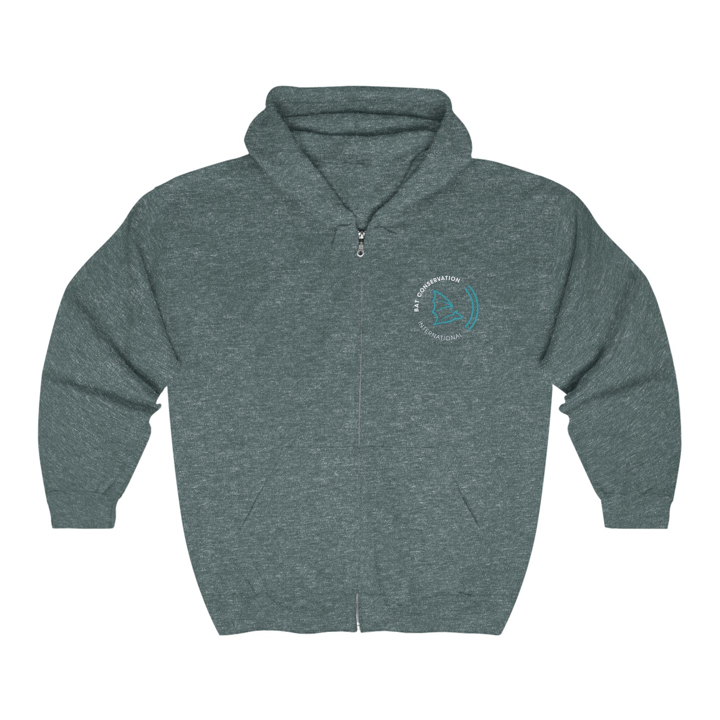 Bat Conservation International - Unisex Full Zip Hooded Sweatshirt