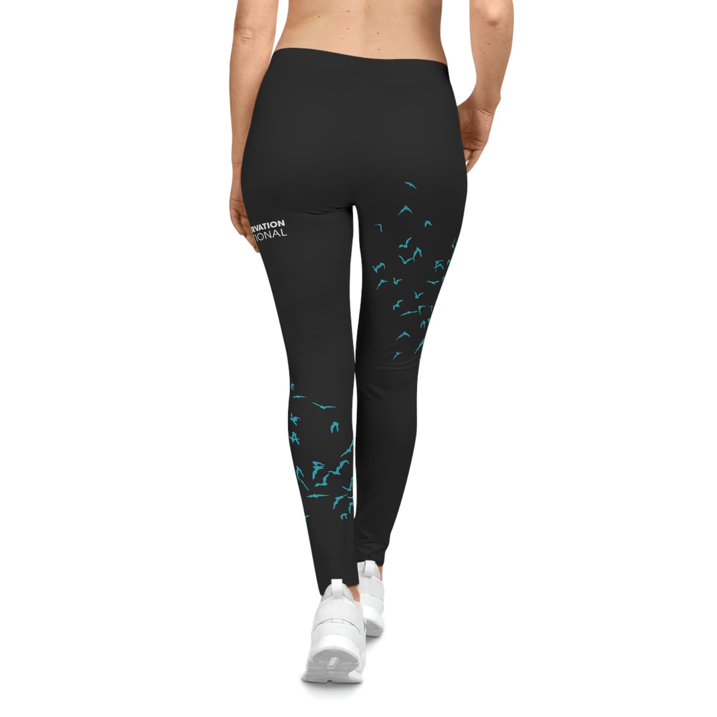Bats in Flight - Black Leggings