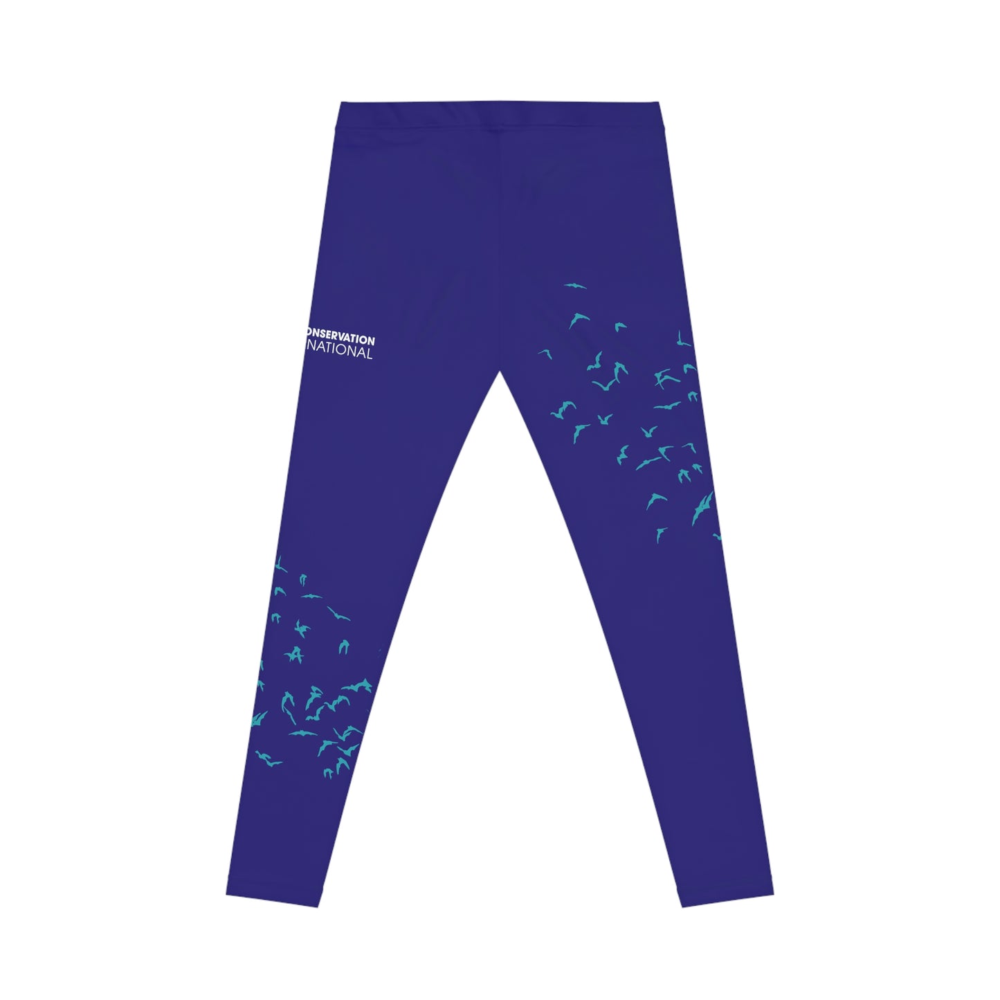 Bats in Flight - Blue Leggings