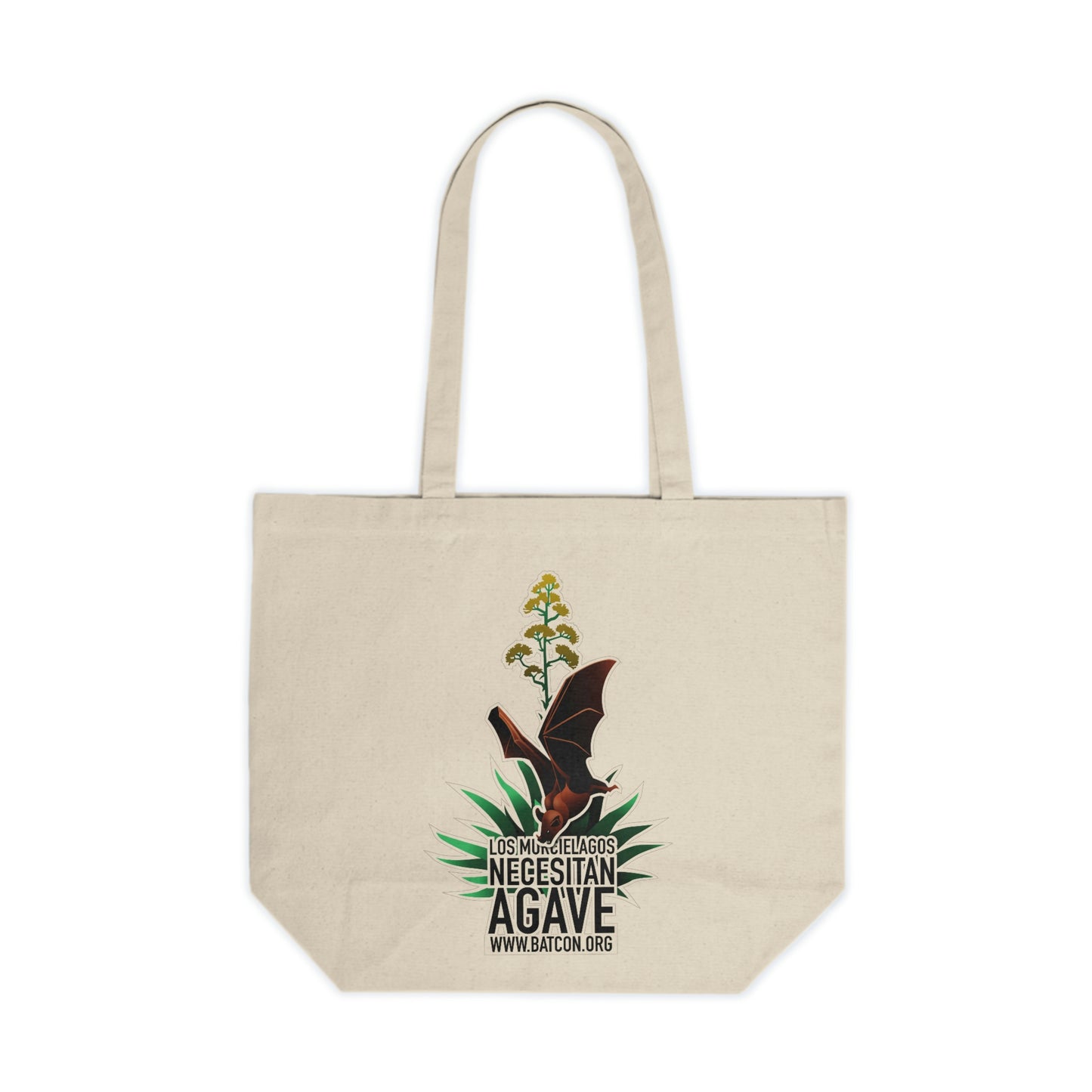 Bats Need Agave/Murcielagos Necesitan Agave - Bolso de compras de lona