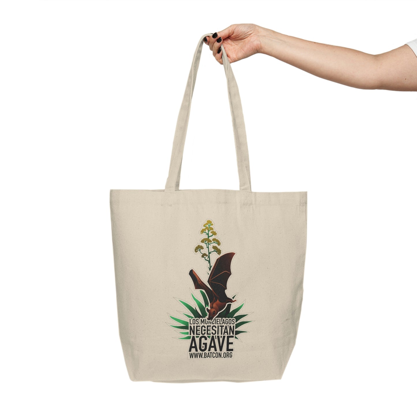 Bats Need Agave/Murcielagos Necesitan Agave - Bolso de compras de lona