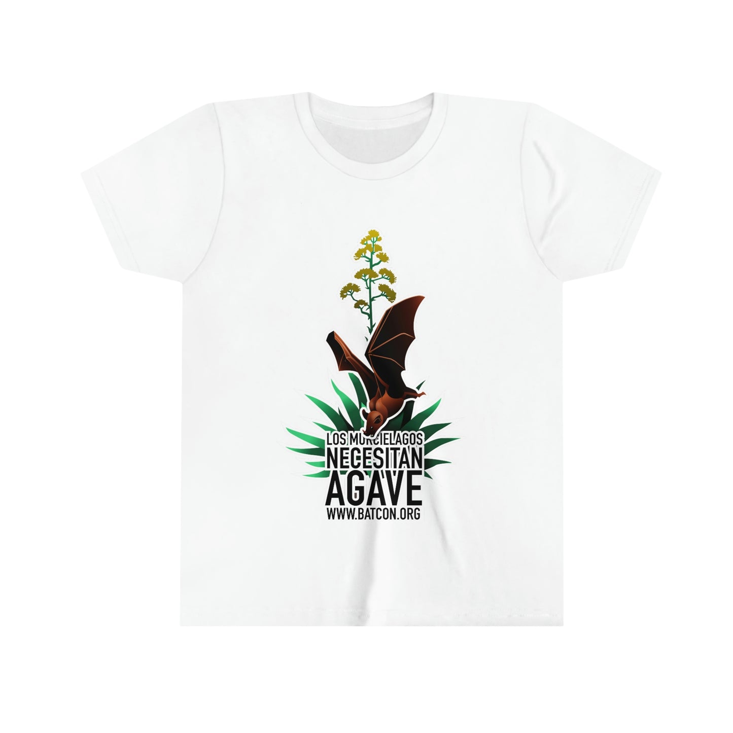 Murcielagos Necesitan Agave - Camiseta de manga corta juvenil