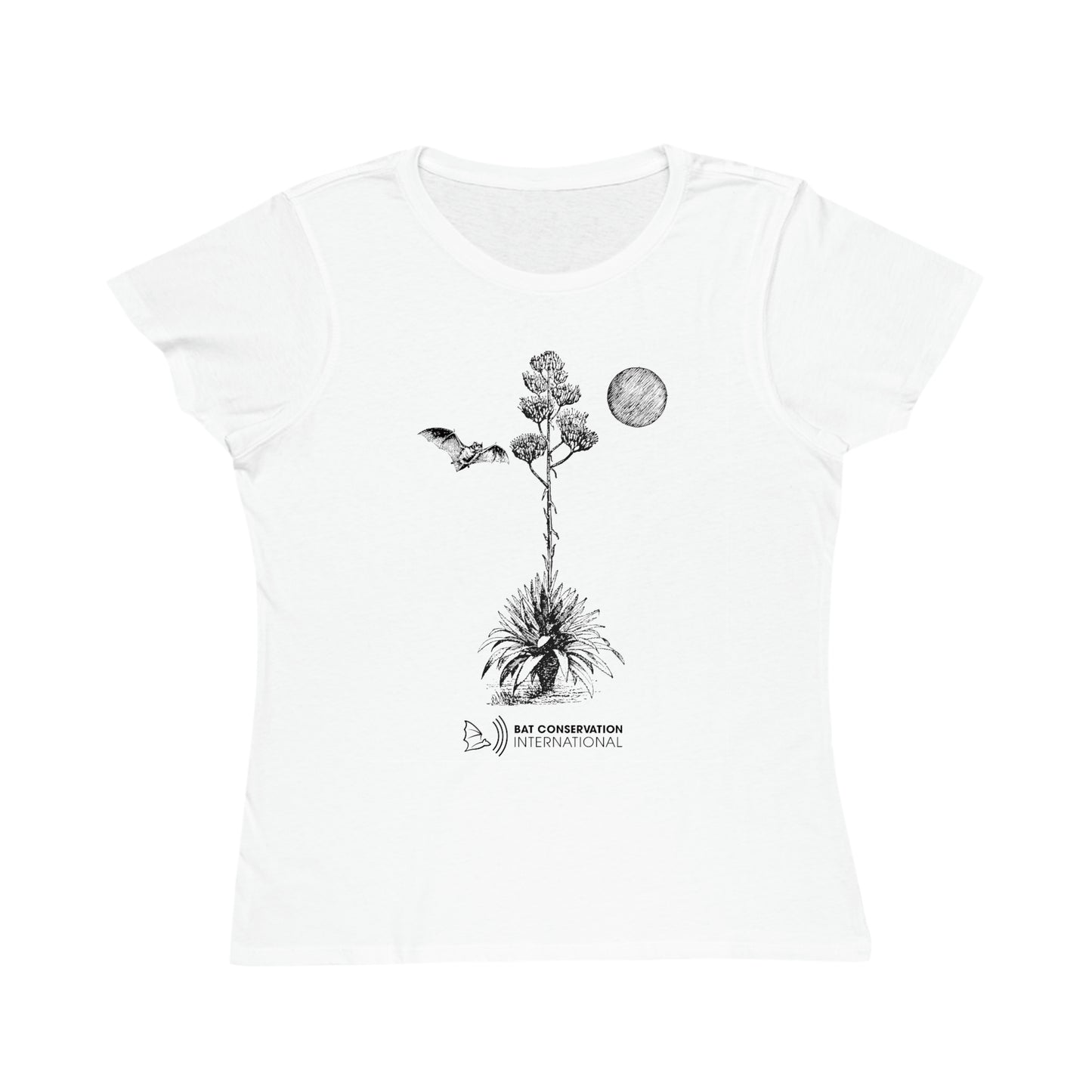 Bats & Agave Sketch - Organic Women's Classic T-Shirt