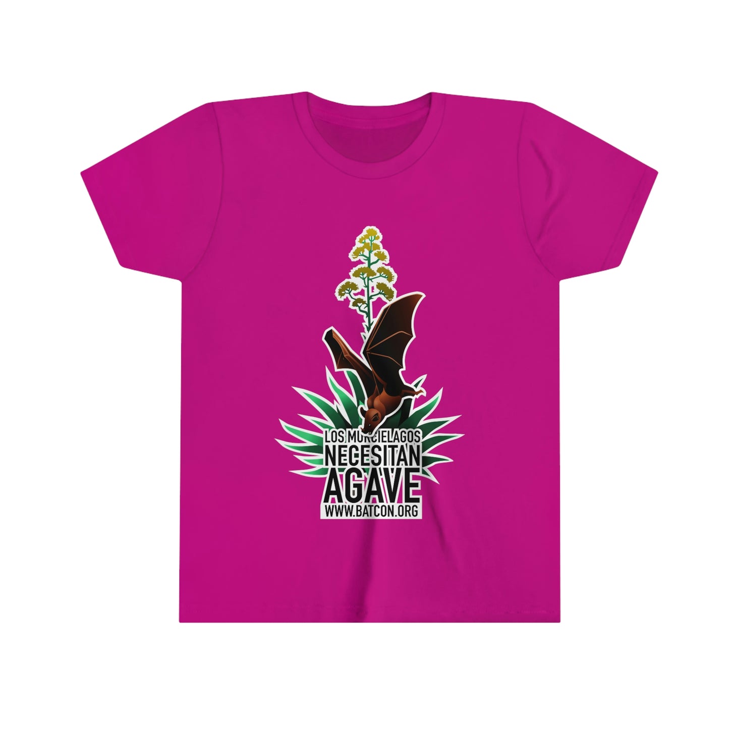 Murcielagos Necesitan Agave - Camiseta de manga corta juvenil