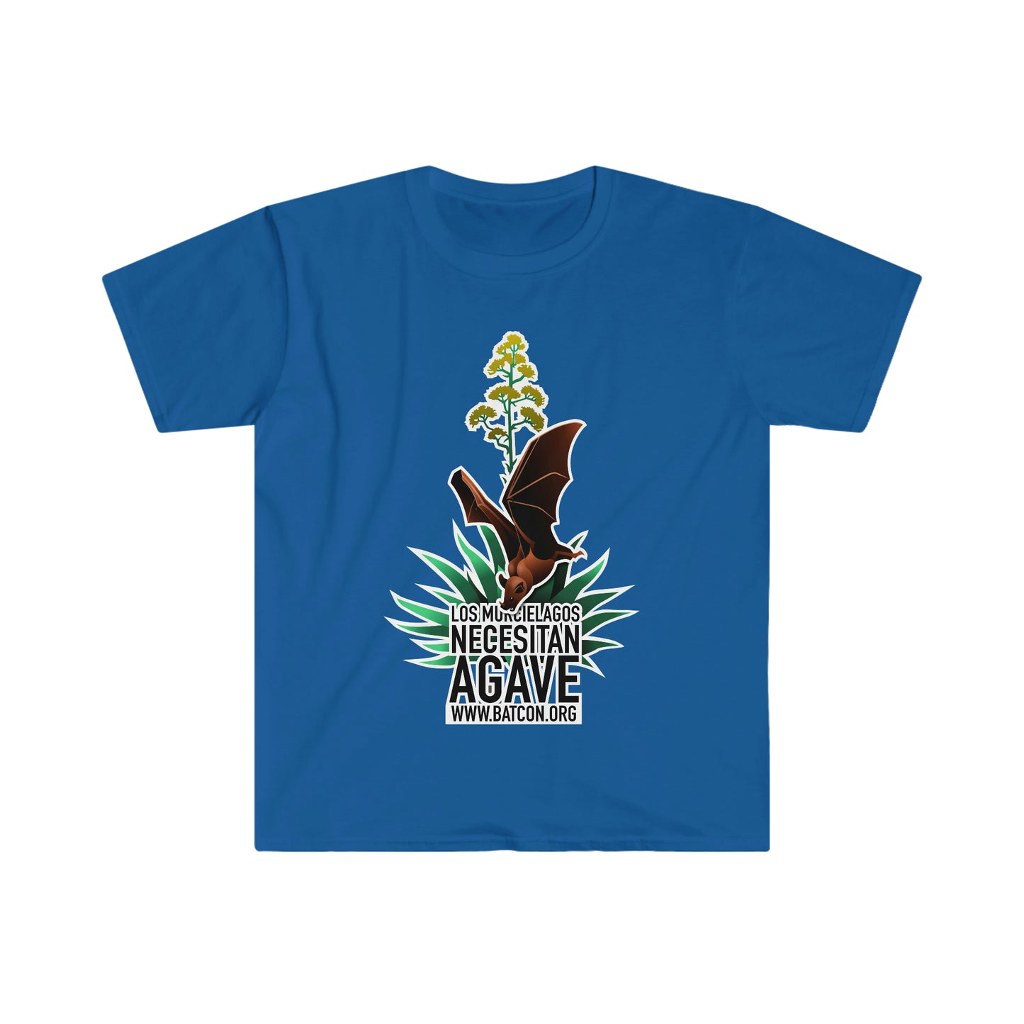 Murcielagos Necesitan Agave - Camiseta Softstyle Unisex