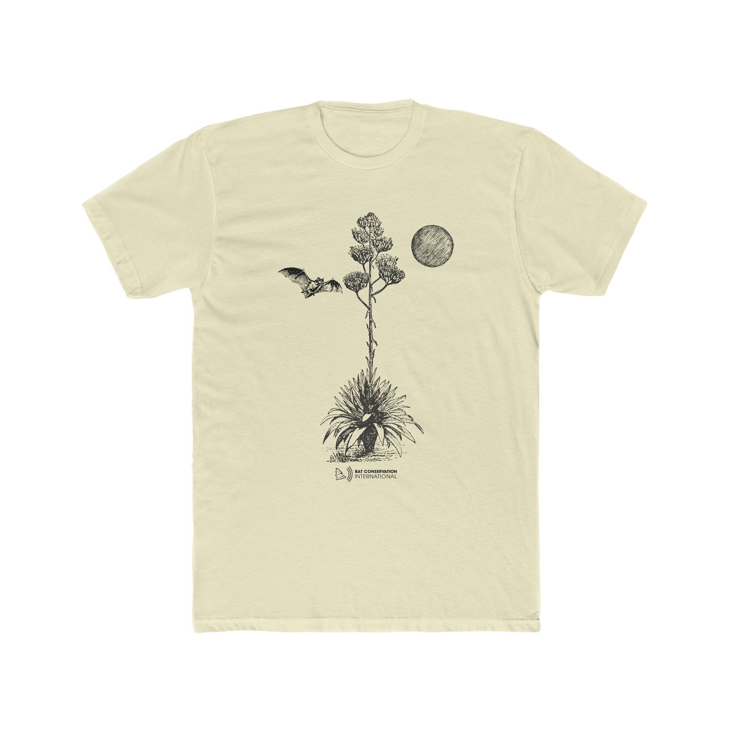 Bats & Agave Sketch - Camiseta de algodón para hombre