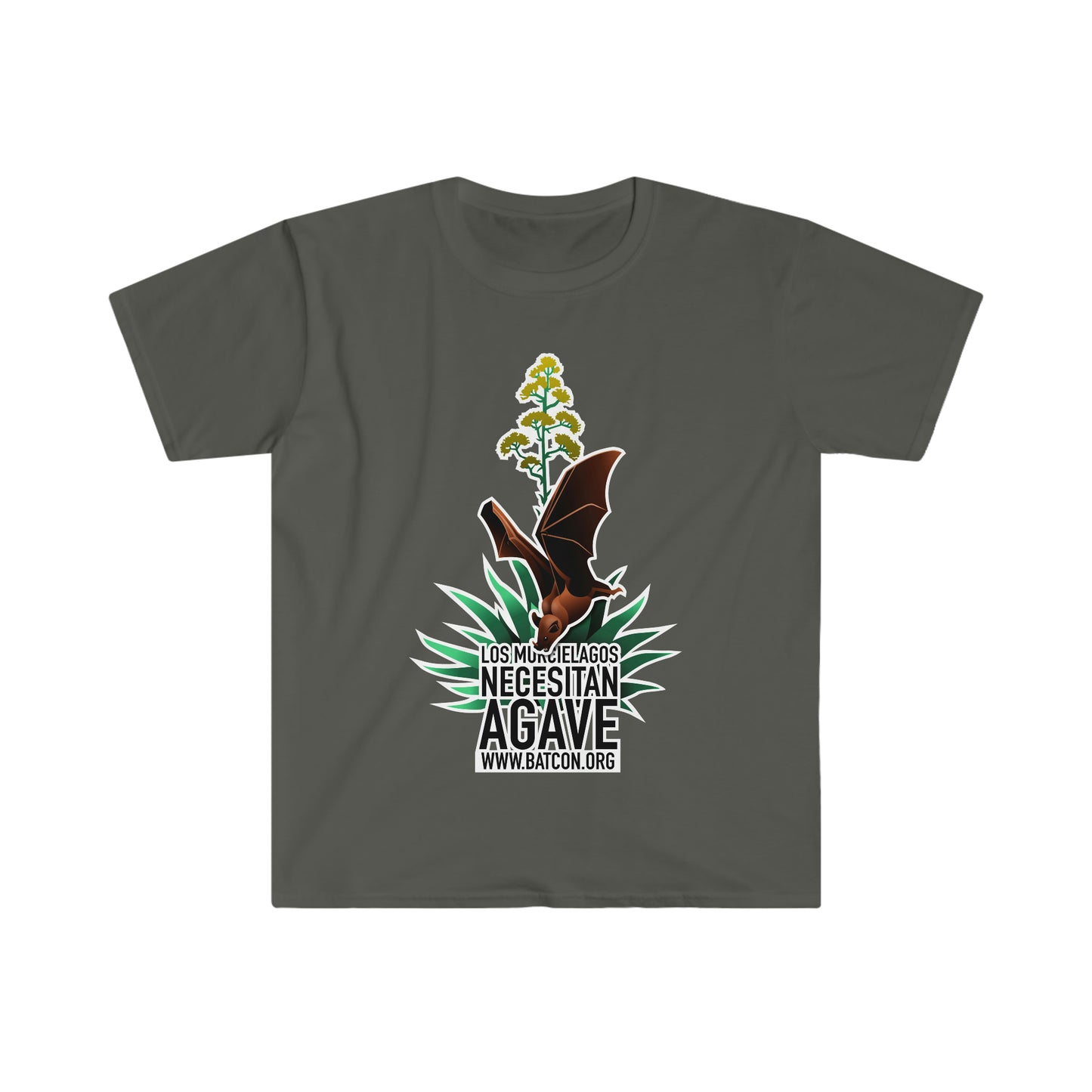 Murcielagos Necesitan Agave - Camiseta Softstyle Unisex