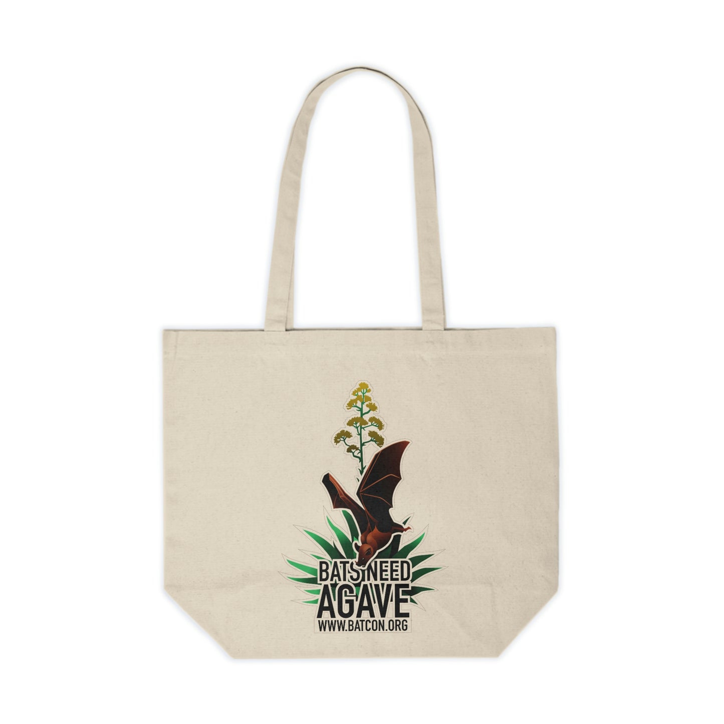 Bats Need Agave/Murcielagos Necesitan Agave - Bolso de compras de lona