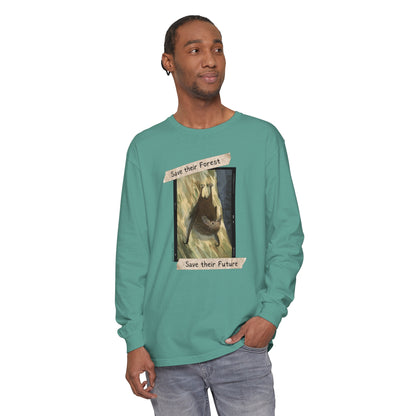 Save their Forest Taped Photo - Unisex Long Sleeve T-Shirt