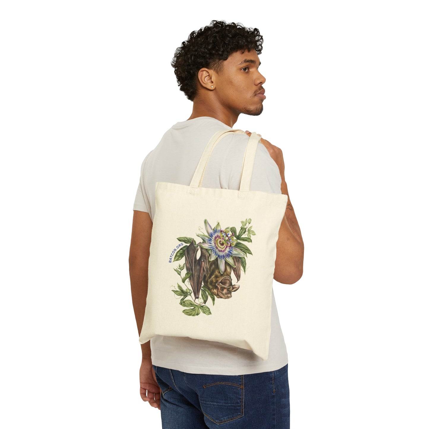 Florida Bonneted Bat - Cotton Canvas Tote