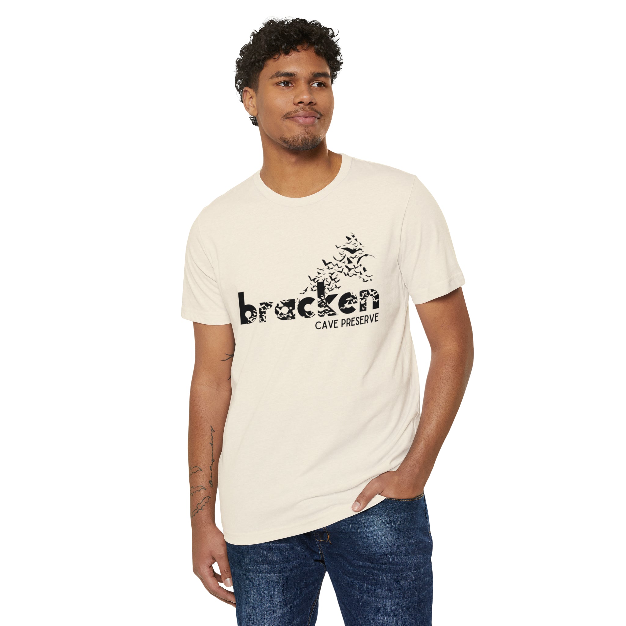 Bracken Cave Preserve - Unisex Organic Recycled T-Shirt – Bat