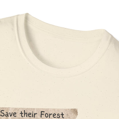 Save their Forest Taped Photo - Unisex Softstyle T-Shirt