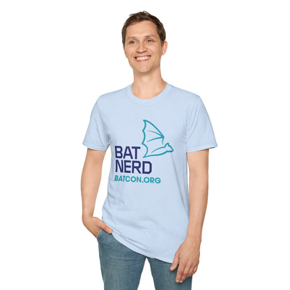 Bat Nerd - Camiseta unisex de estilo suave