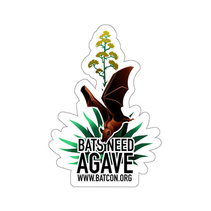 Bats Need Agave - Sticker