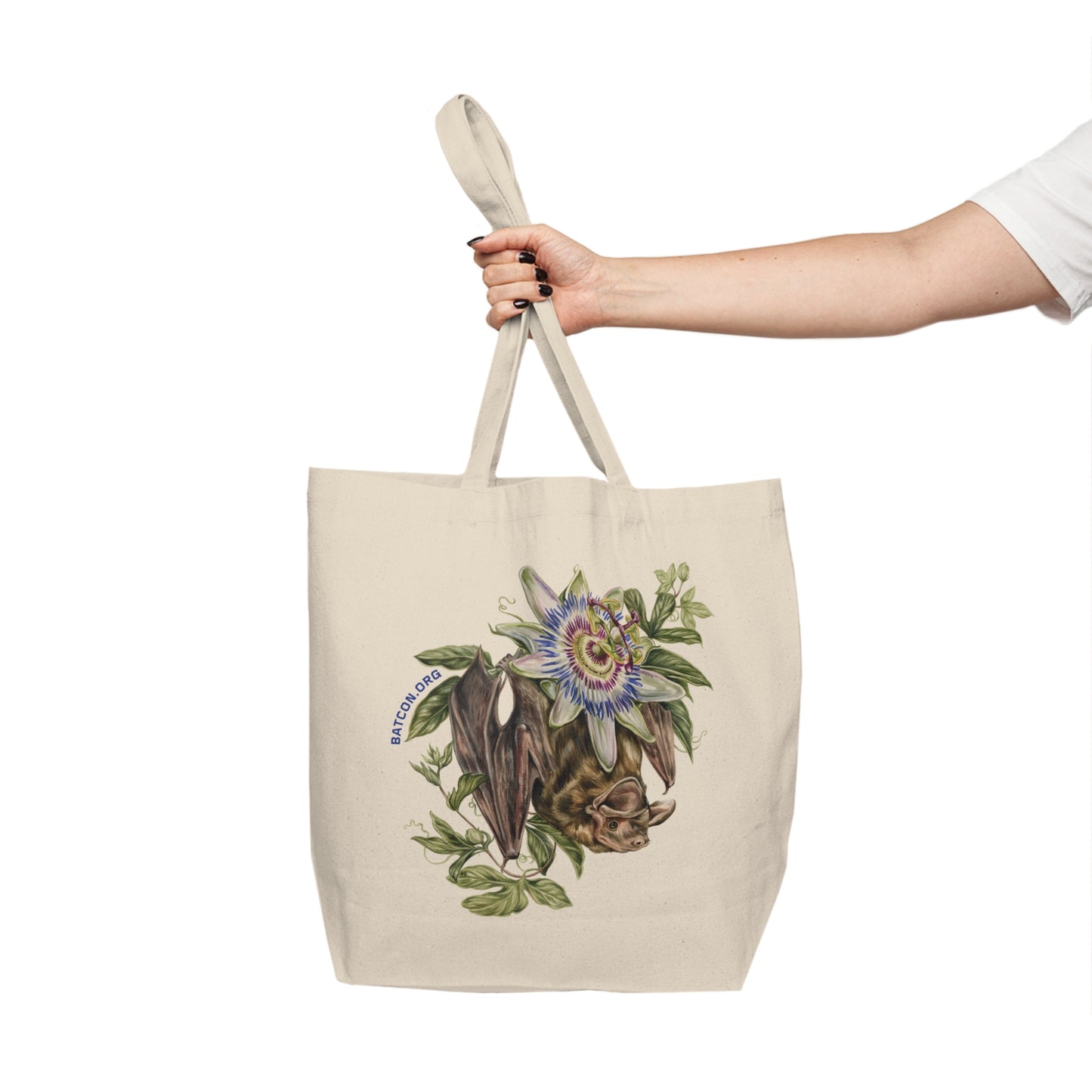 Florida Bonneted Bat - Canvas Shopping Tote