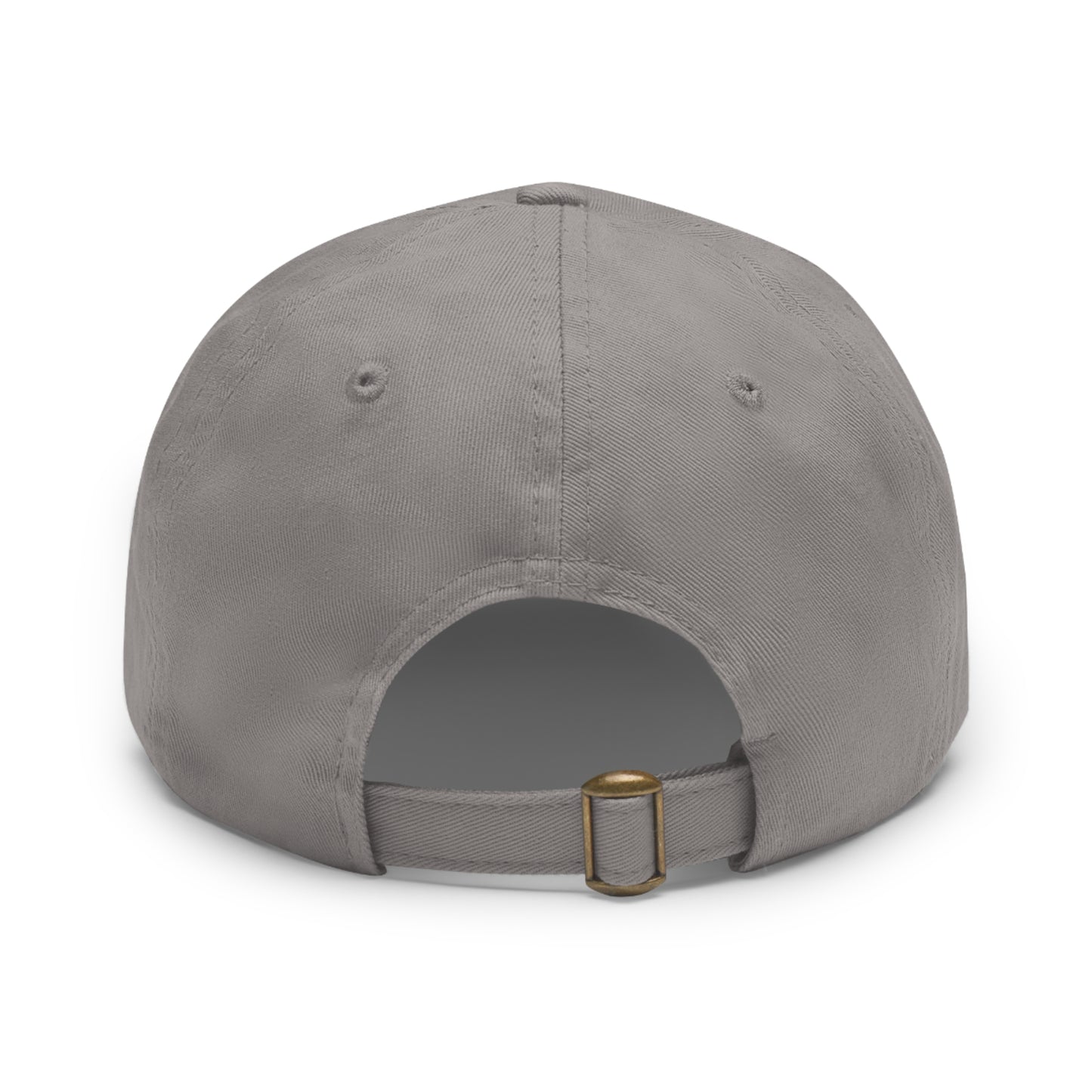 Dad Hat with Brown "Leather" Patch
