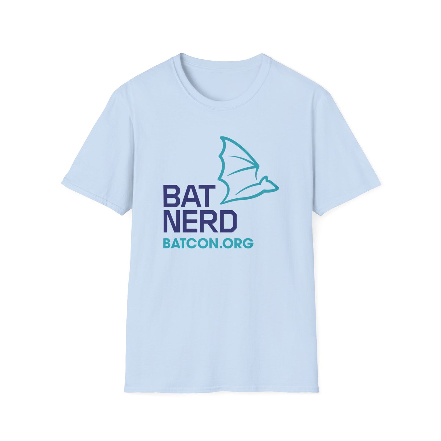 Bat Nerd - Camiseta unisex de estilo suave