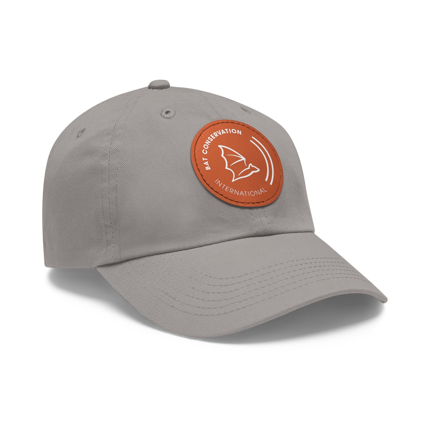 Dad Hat with Brown "Leather" Patch