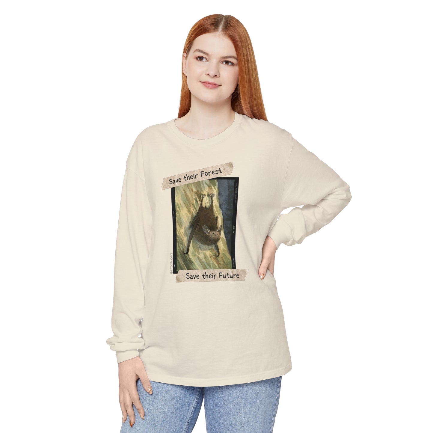 Save their Forest Taped Photo - Unisex Long Sleeve T-Shirt
