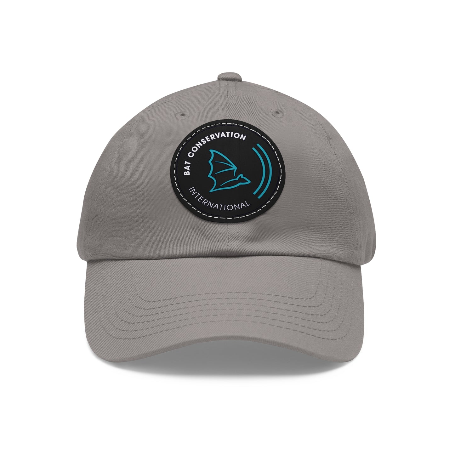 Dad Hat with Black "Leather" Patch