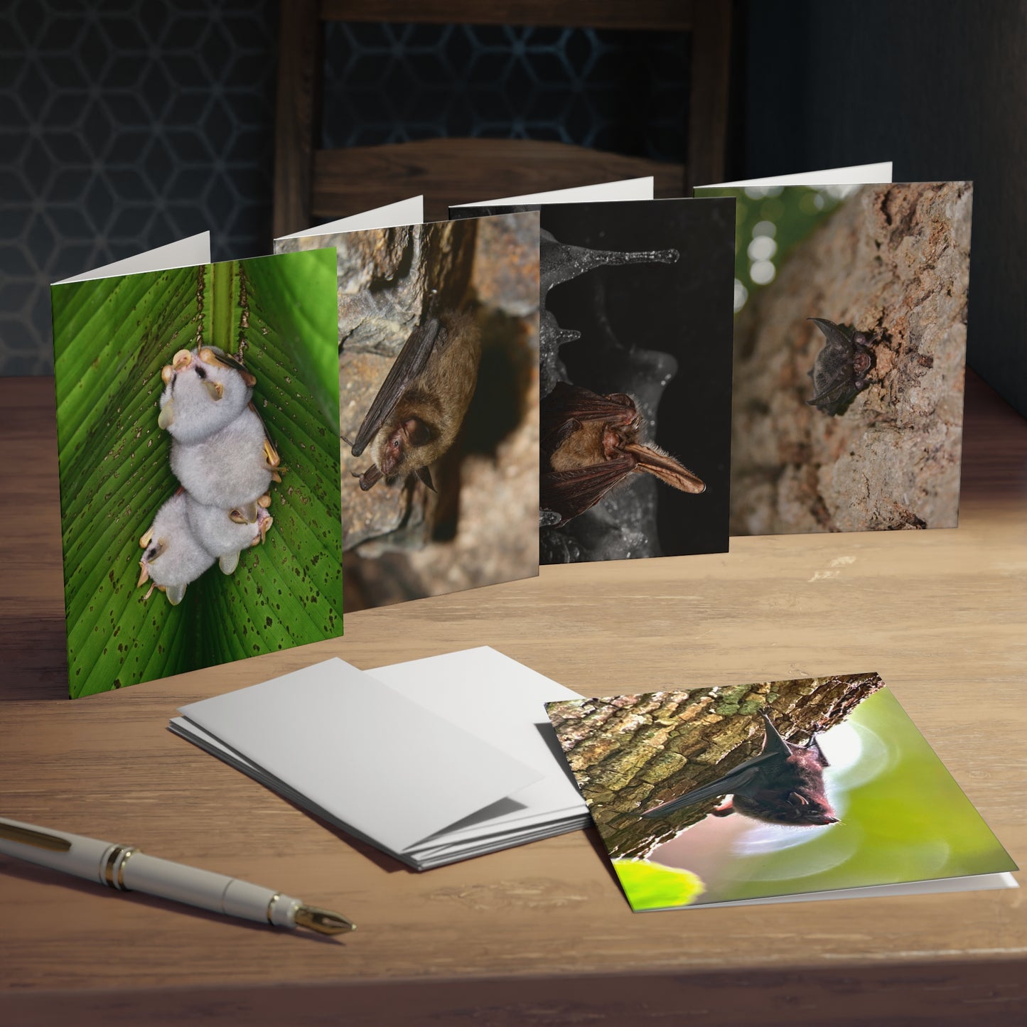 Bat Greeting Cards (5-Pack)
