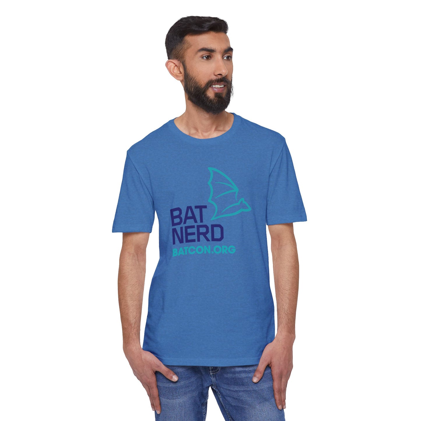 Bat Nerd - Camiseta unisex orgánica reciclada