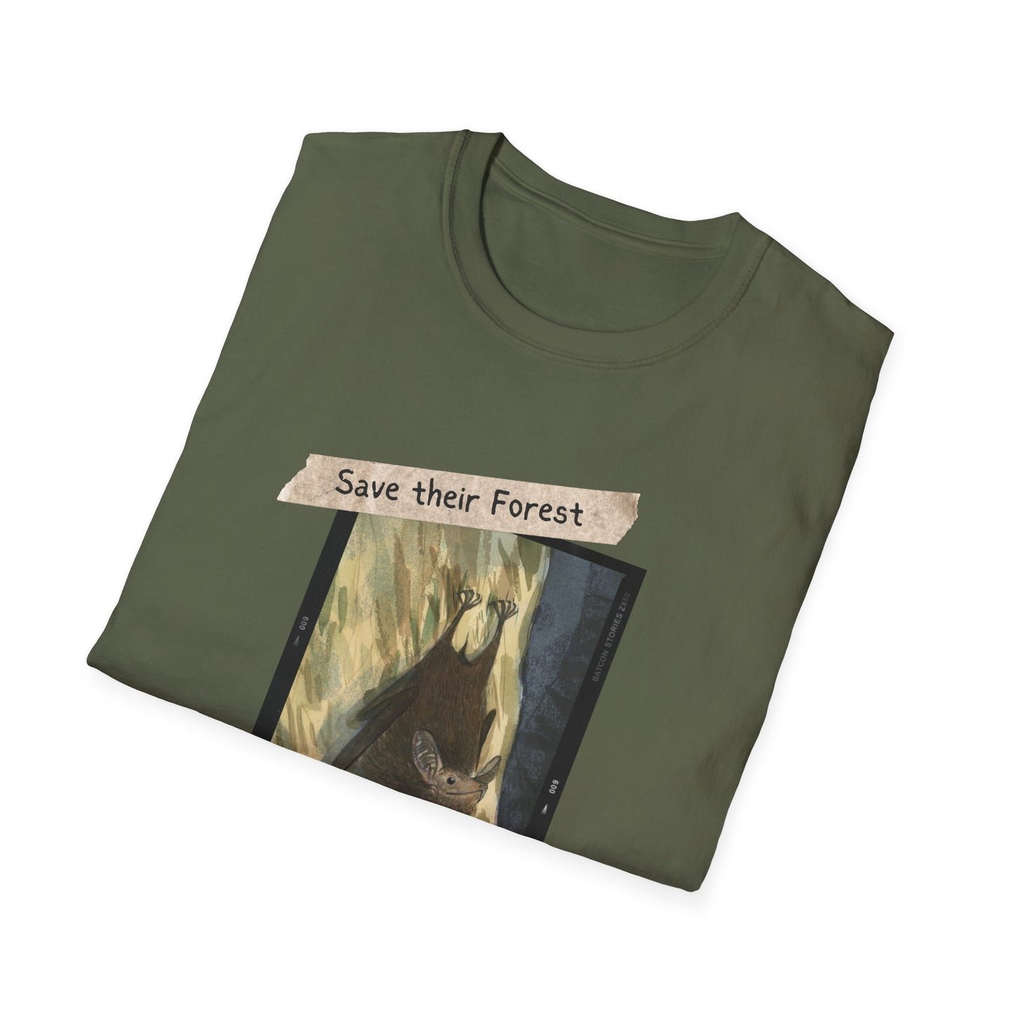 Save their Forest Taped Photo - Unisex Softstyle T-Shirt