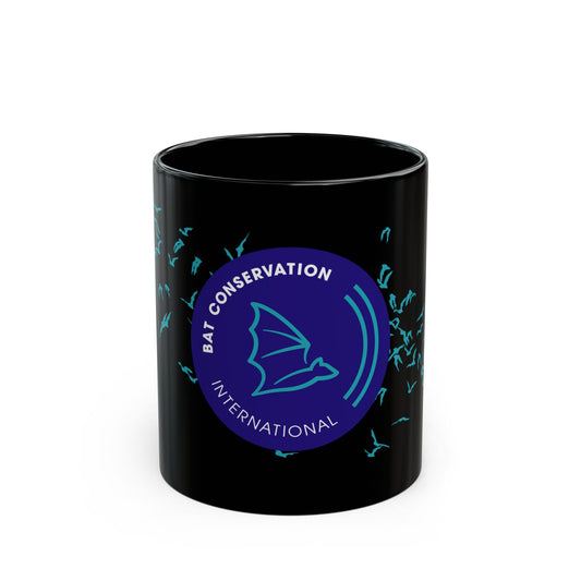 Logo de BCI - Taza negra de 11 oz