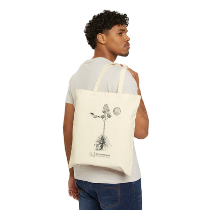 Bat & Agave Sketch - Cotton Canvas Tote